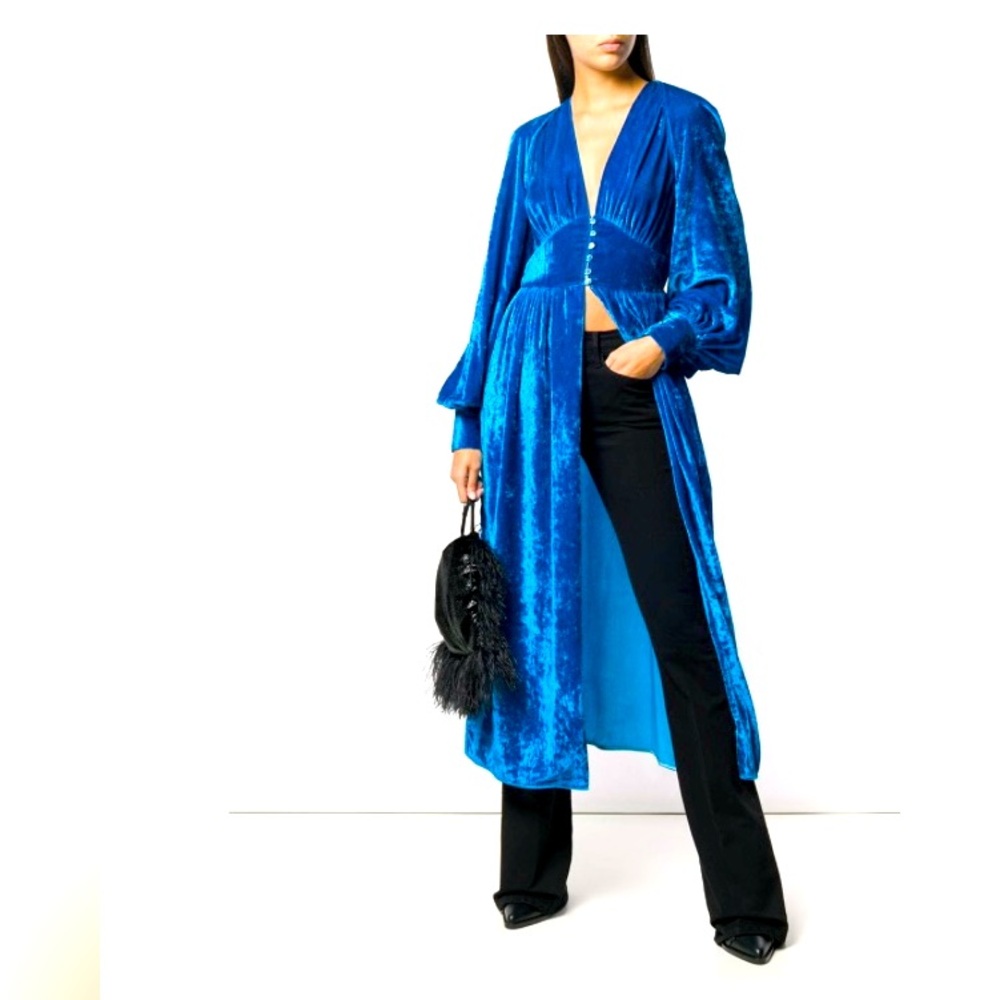 ATTICO velvet dress/ kimono